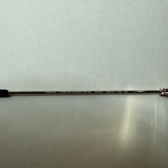 Ray-Ban Aviator Sunglasses RB3025 58mm Silver Frame & Gray Gradient Lenses003/32 - Picture 11 of 12